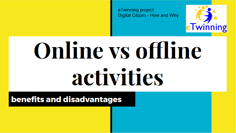 eTwinning online vs offline